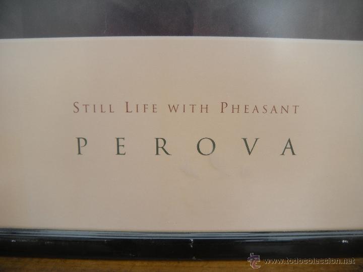 Otros objetos de arte: CUADRO CON L&Aacute;MINA BODEG&Oacute;N DE PEROVA - Foto 5
