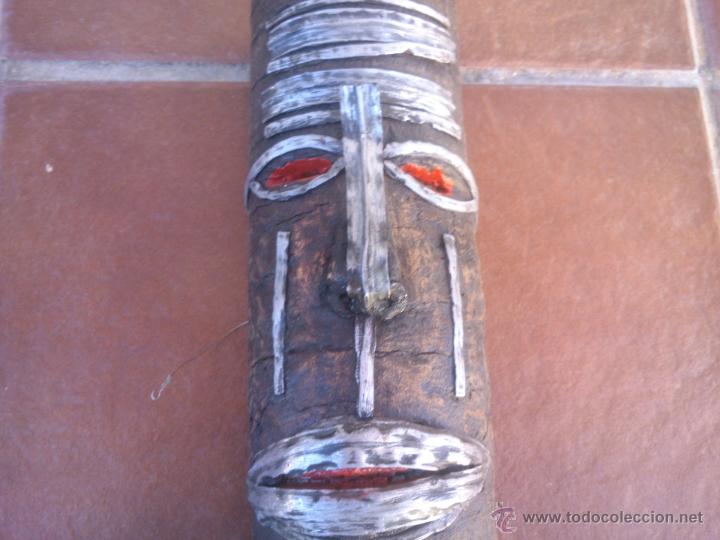 Otros objetos de arte: ORIGINAL MASCARA MADERA NATURAL - Foto 2