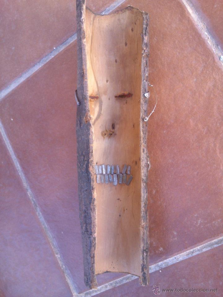 Otros objetos de arte: ORIGINAL MASCARA MADERA NATURAL - Foto 3
