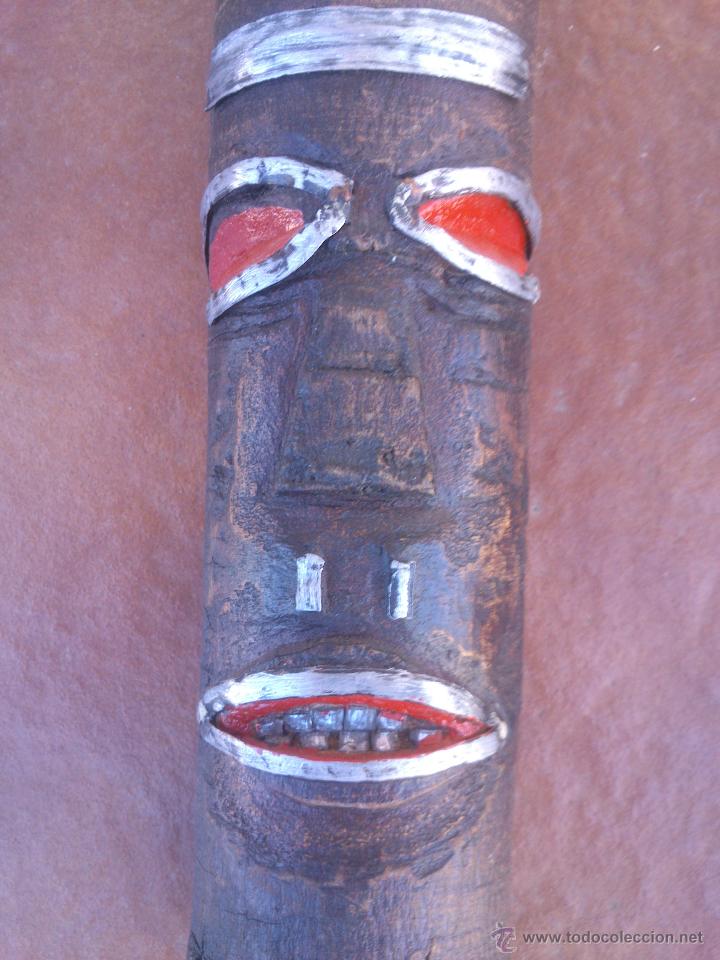 Otros objetos de arte: ORIGINAL MASCARA MADERA NATURAL - Foto 2