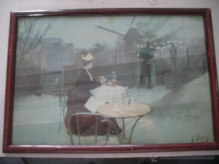 Otros objetos de arte: CUADRO ANTIGUO MOTIVO SE&Ntilde;ORA - Foto 1