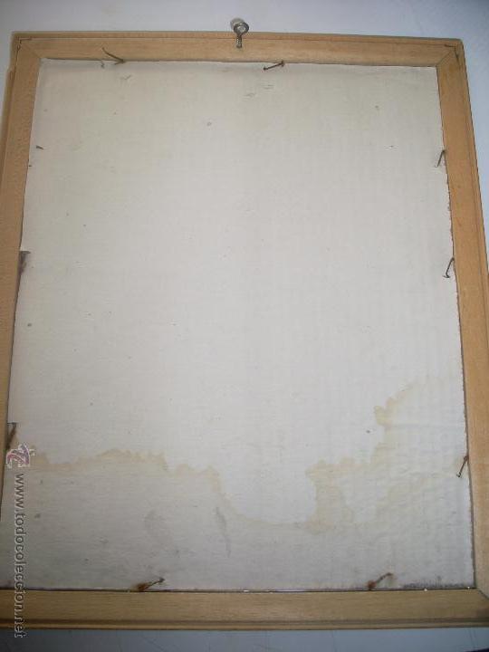 Otros objetos de arte: CUADRO MARCO DE MADERA VICENTE ROSO - Foto 2