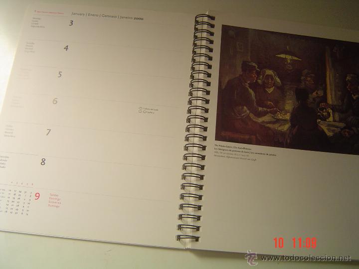 Otros objetos de arte: AGENDA DIARIO.- VAN GOGH.- 2000 - Foto 4