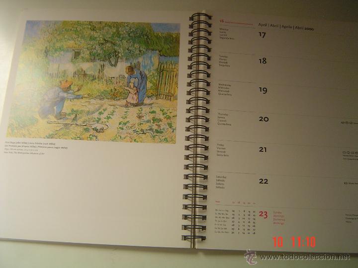 Otros objetos de arte: AGENDA DIARIO.- VAN GOGH.- 2000 - Foto 5