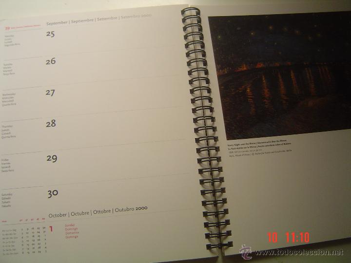 Otros objetos de arte: AGENDA DIARIO.- VAN GOGH.- 2000 - Foto 6