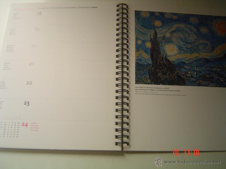 Otros objetos de arte: AGENDA DIARIO.- VAN GOGH.- 2000 - Foto 7