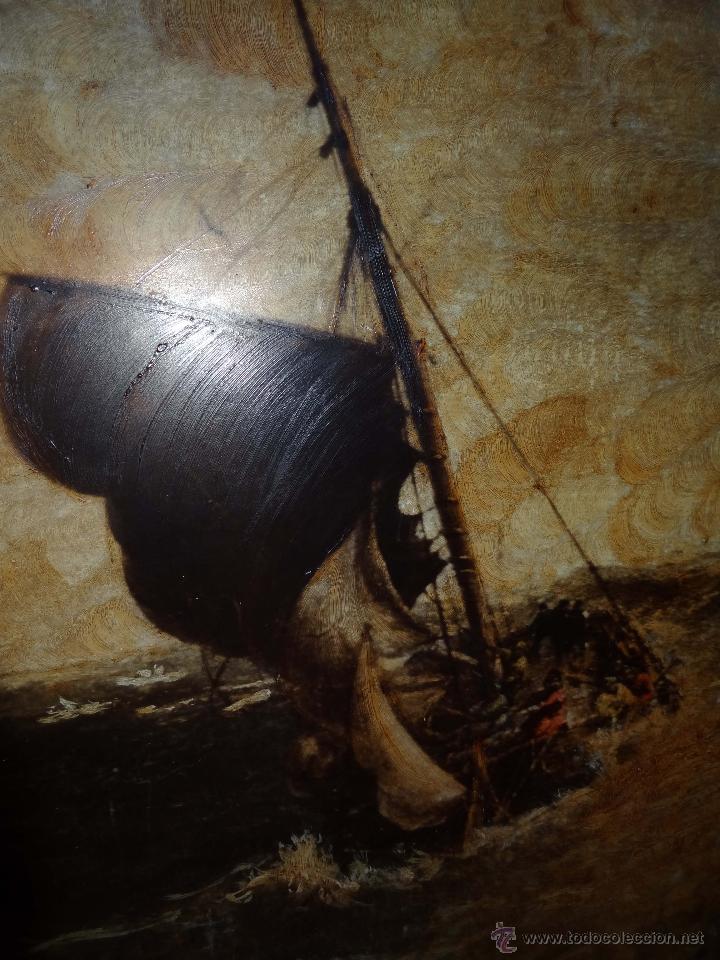 Otros objetos de arte: Antiguo cuadro naval 153 x 103cm - Foto 3