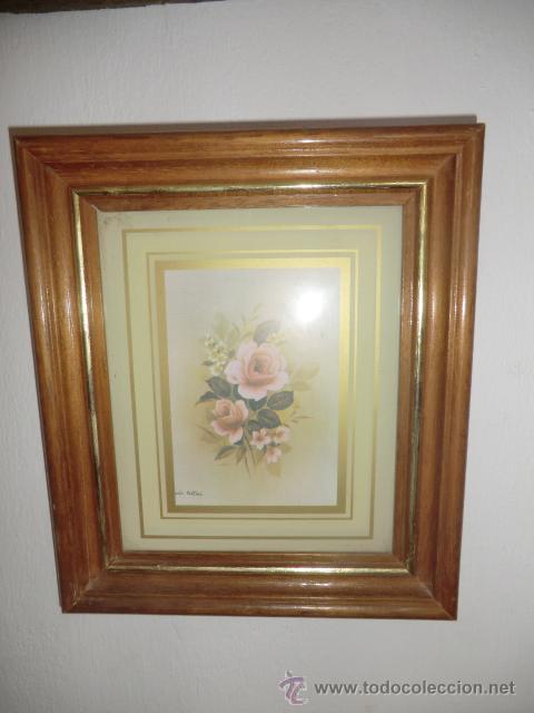 Otros objetos de arte: Cuadro motivos florales. - Foto 1