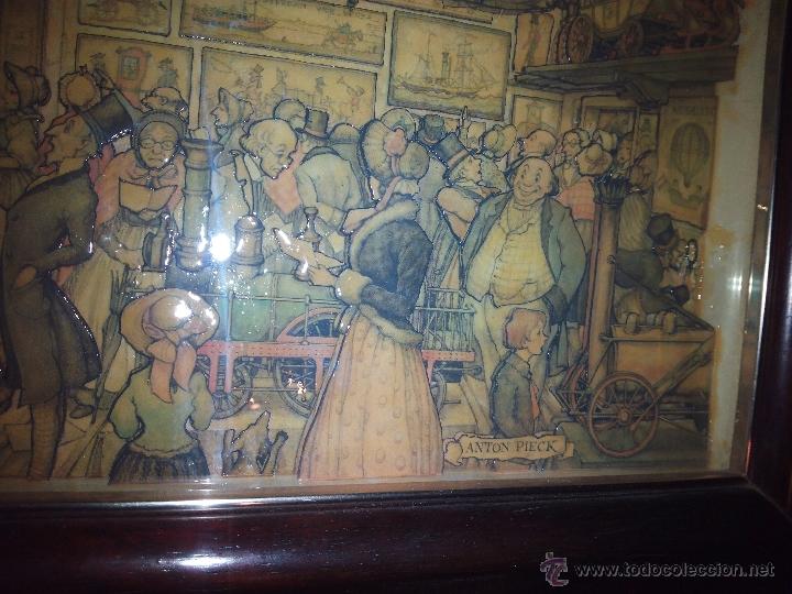 Otros objetos de arte: Cuadro relieve Anton Pieck - Foto 4