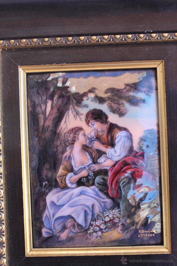 Otros objetos de arte: ESMALTE DE LIMOGES ANDRE BUREAU - Foto 2