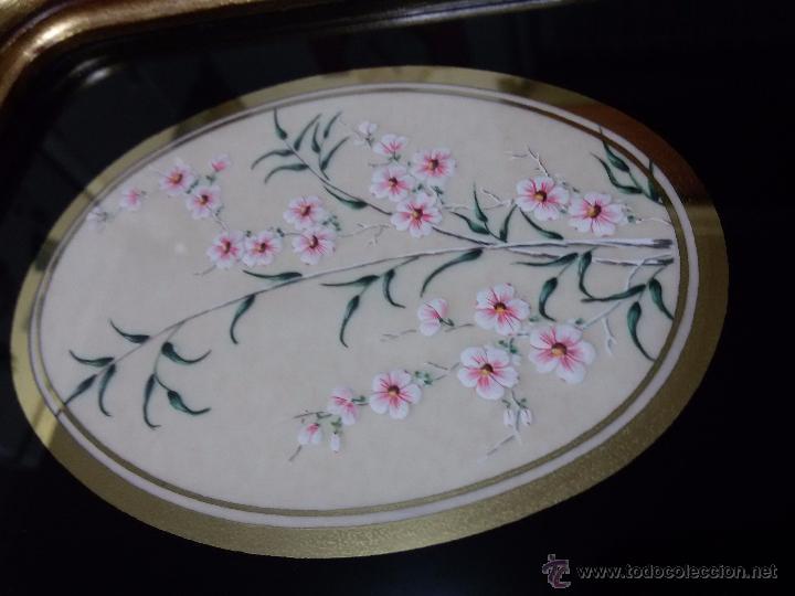 Otros objetos de arte: ANTIGUO Y SINGULAR CUADRO PINTADO EN CRISTAL - Foto 2