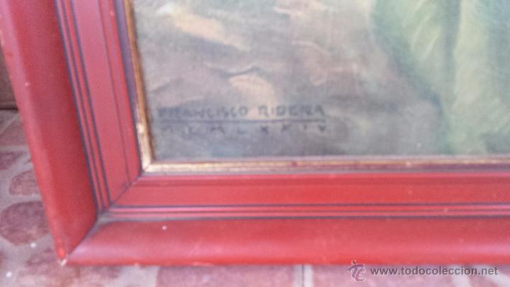 Otros objetos de arte: antiguo cuadro con laminas, - Foto 3