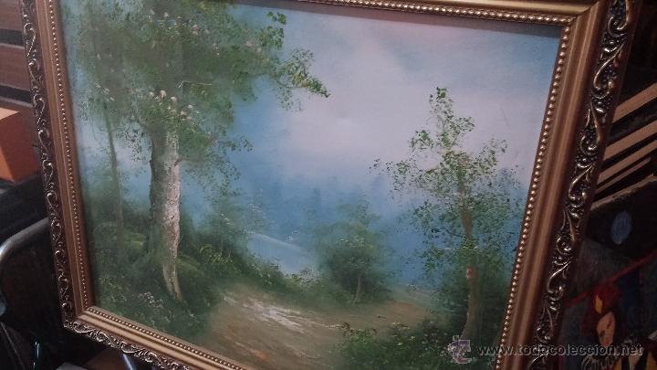 Otros objetos de arte: Cuadro paisajista con bonito marco - Foto 1