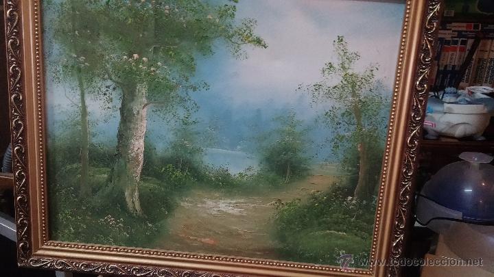 Otros objetos de arte: Cuadro paisajista con bonito marco - Foto 2