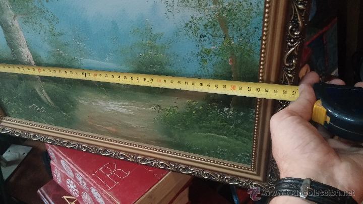 Otros objetos de arte: Cuadro paisajista con bonito marco - Foto 4