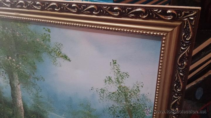 Otros objetos de arte: Cuadro paisajista con bonito marco - Foto 9