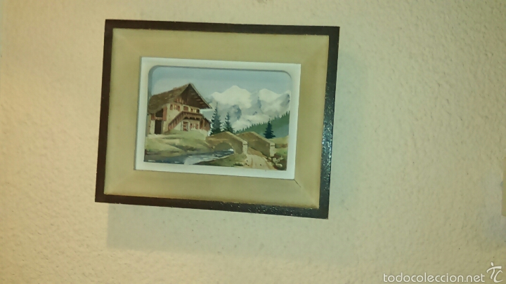 Otros objetos de arte: CUADRO PINTURA RELIVE MADERA - Foto 2