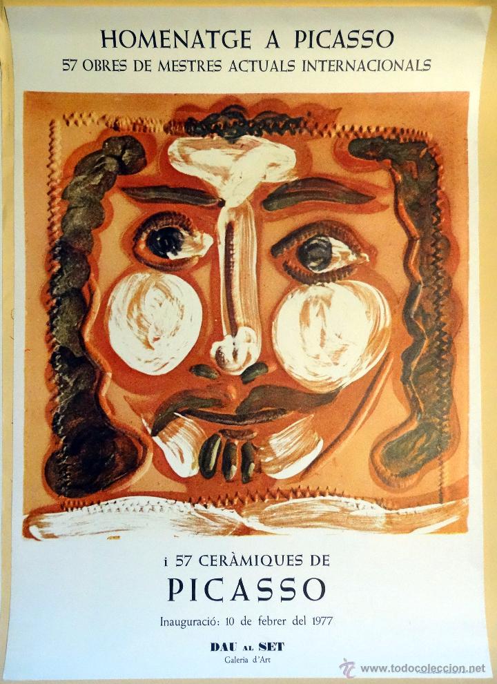 Otros objetos de arte: Picasso - Homenatge a Picasso / Dau al Set - Poster - Foto 1