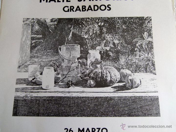 Otros objetos de arte: Poster exposici&oacute;n de Malte Sartorius - Foto 2
