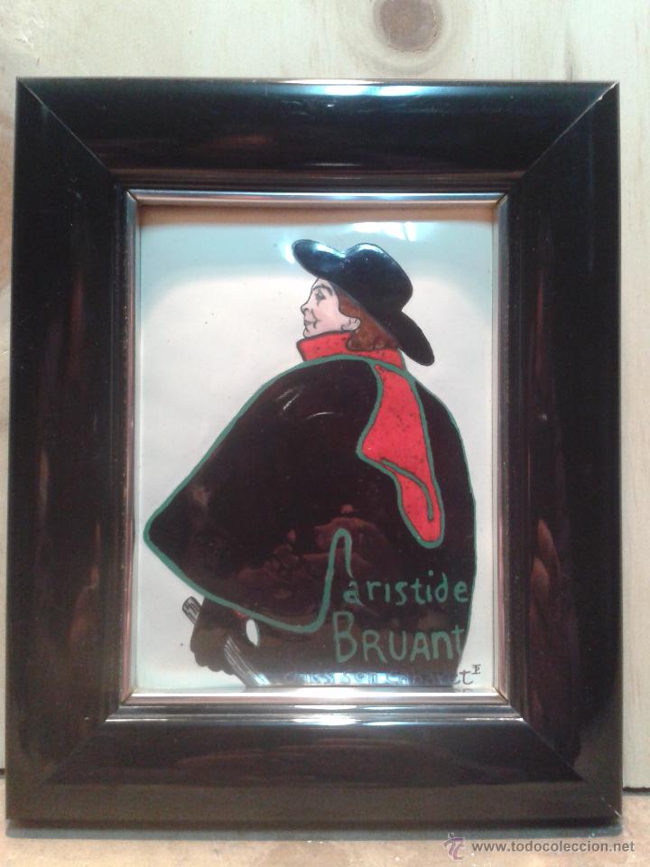 Otros objetos de arte: pareja de esmaltes motivos franceses - Foto 2