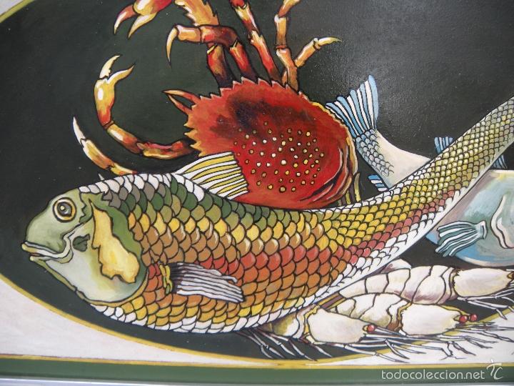 Otros objetos de arte: CUADRO BODEG&Oacute;N MARINO CASTRO MEN&Eacute;NDEZ - Foto 4