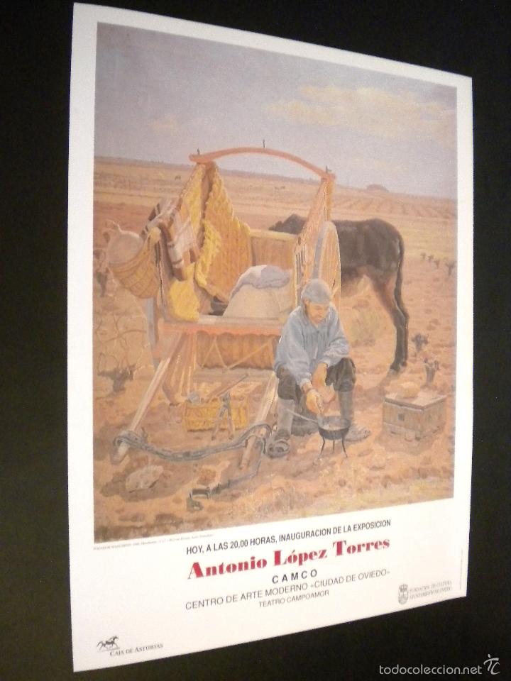 Otros objetos de arte: Antonio L&oacute;pez Torres / Cartel exposicion - Foto 1