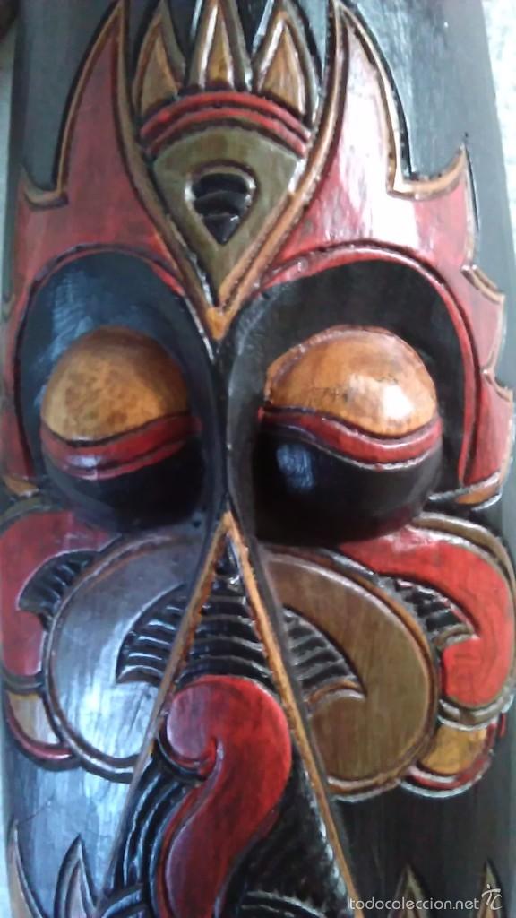 Otros objetos de arte: M&aacute;scara &eacute;tnica de madera hecha a mano - Foto 2