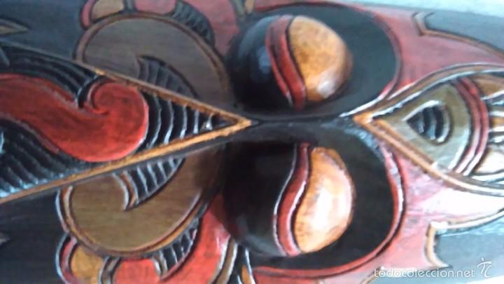 Otros objetos de arte: M&aacute;scara &eacute;tnica de madera hecha a mano - Foto 7