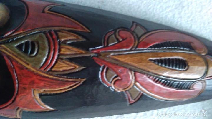 Otros objetos de arte: M&aacute;scara &eacute;tnica de madera hecha a mano - Foto 8