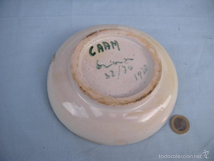 Otros objetos de arte: PLATO PINTADO FIRMADO Y NUMERADO - Foto 4