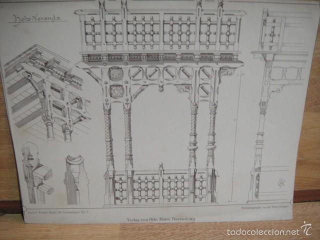 Otros objetos de arte: boceto de balcon - bischoff, krauth & meyer - otto maier ,editor - Foto 1