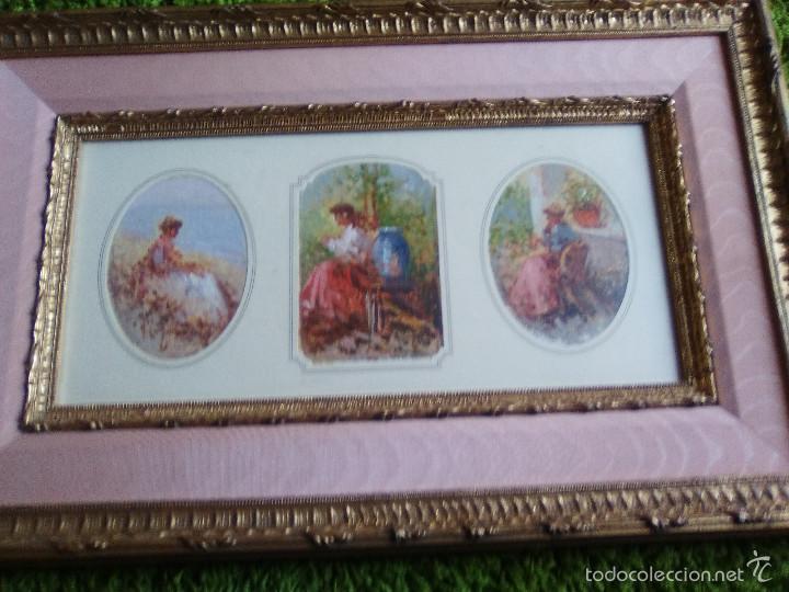Otros objetos de arte: CUADRO CON TRES IMAGENES DISTINTAS 53*33 CM. - Foto 1