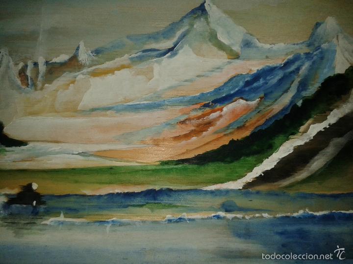 Otros objetos de arte: MAR Y MONTA&Ntilde;AS, ACRILICA - Foto 2