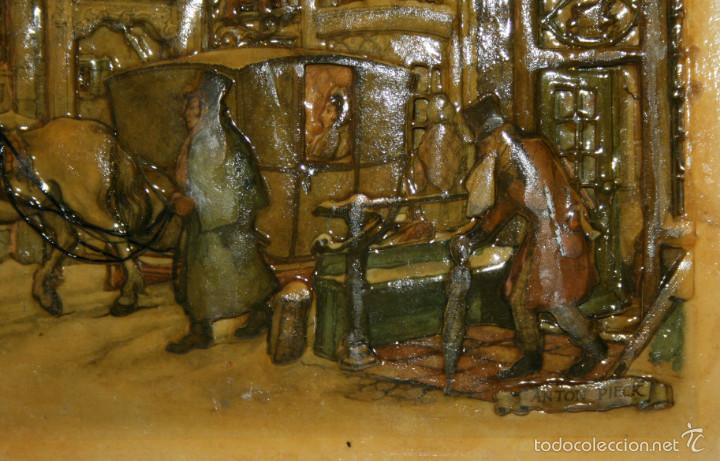 Otros objetos de arte: BONITO CUADRO DE ANTON PIECK EN 3D, CARRUAJE - Foto 5