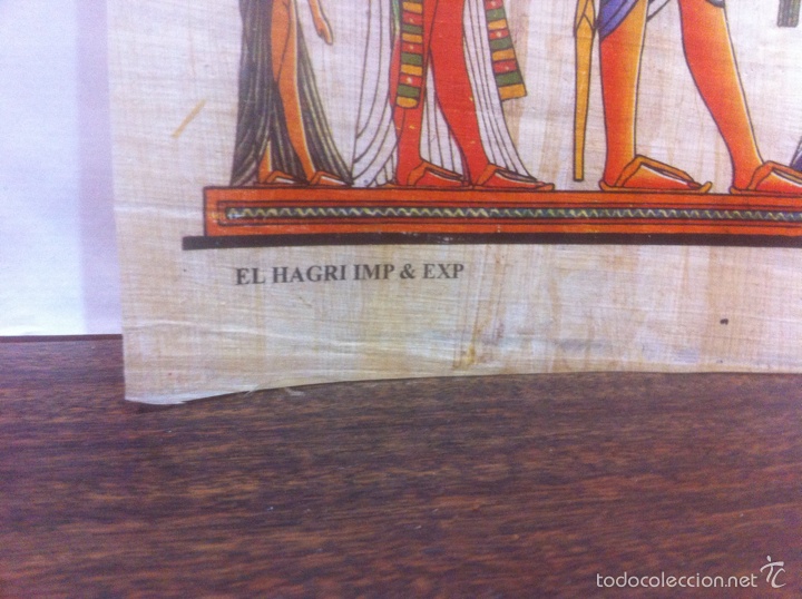 Otros objetos de arte: Papyrus El hagri imp & exp 30x20 - Foto 3