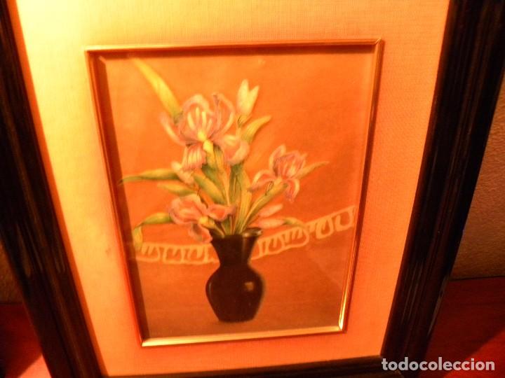 Otros objetos de arte: PAREJA DE CUADROS DE FLOREROS - Foto 3