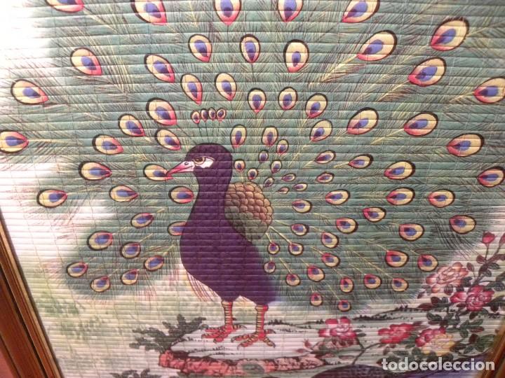 Otros objetos de arte: CUADRO PAVO REAL - Foto 2