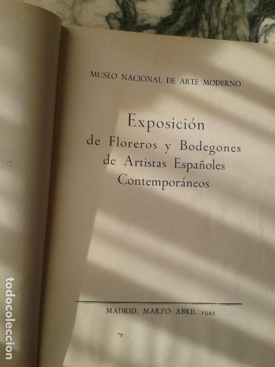 Otros objetos de arte: libro de exposicion de floreros y bodegones  a&ntilde;o  1945 - Foto 4