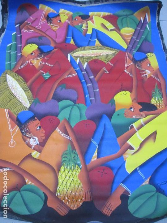 Otros objetos de arte: lienzo con motivos dominicanos - Foto 1