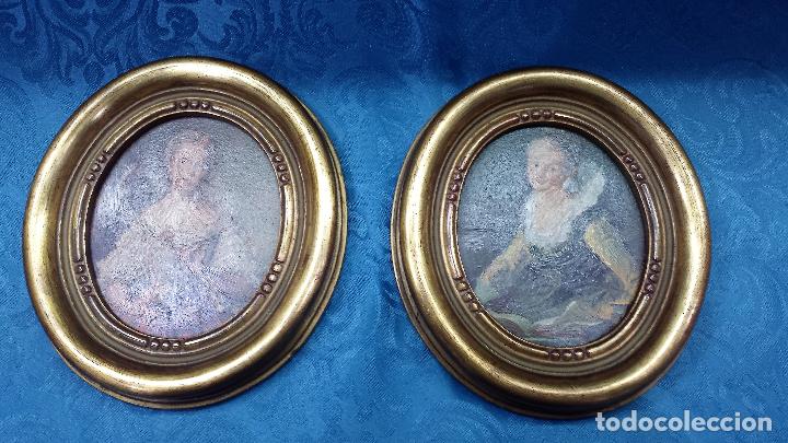 Otros objetos de arte: PAREJA MARCOS OVALADOS - Foto 1