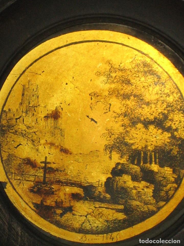 Otros objetos de arte: PINTURA SOBRE CRISTAL... DE BINUZ...1945 - Foto 2