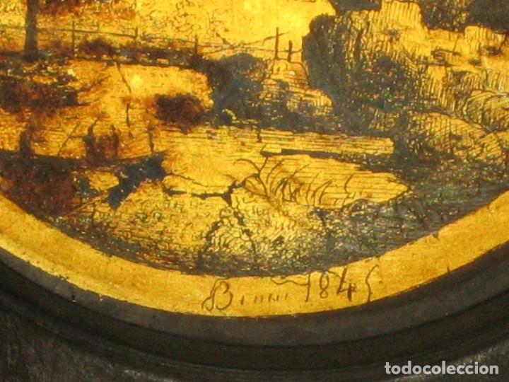 Otros objetos de arte: PINTURA SOBRE CRISTAL... DE BINUZ...1945 - Foto 3