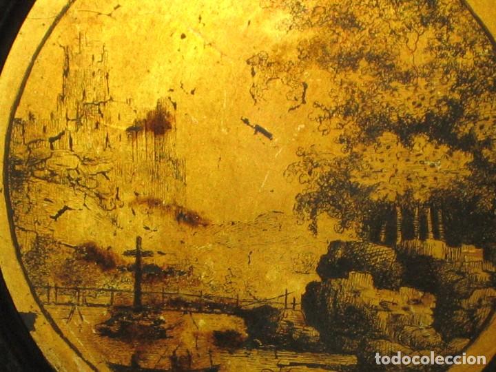 Otros objetos de arte: PINTURA SOBRE CRISTAL... DE BINUZ...1945 - Foto 4