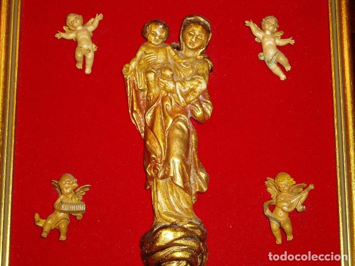 Otros objetos de arte: V&iacute;rgen con Ni&ntilde;o composici&oacute;n - Foto 3