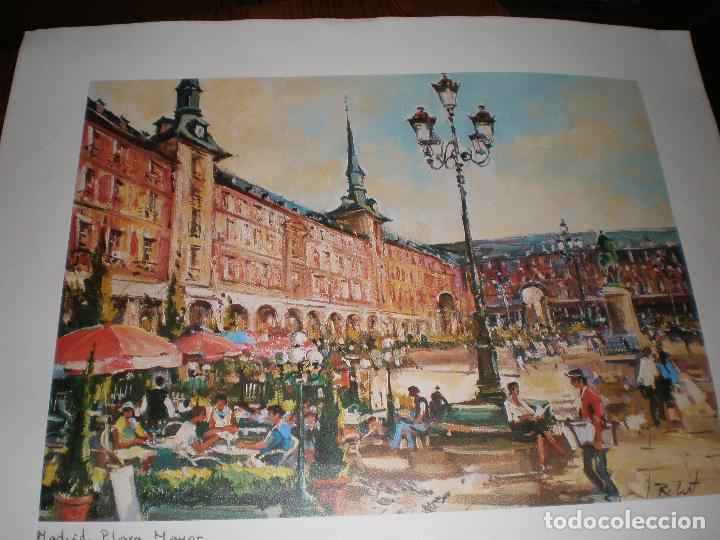 Otros objetos de arte: PLAZA MAYOR,LAMINA DE 45 X 36 CMS - Foto 1