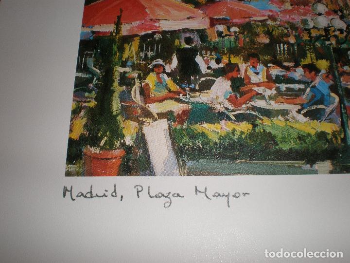 Otros objetos de arte: PLAZA MAYOR,LAMINA DE 45 X 36 CMS - Foto 2