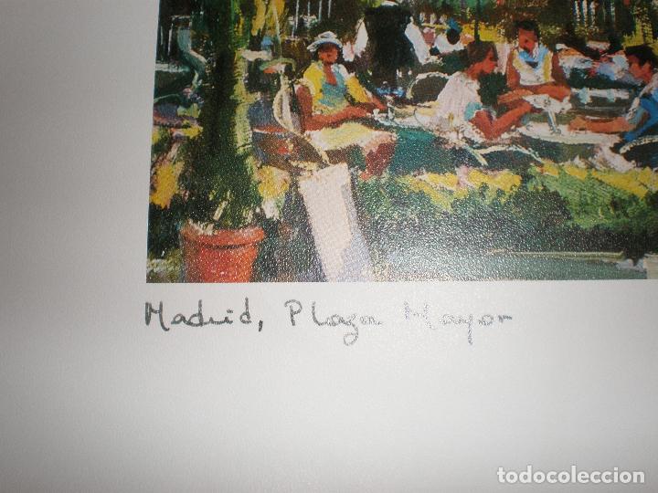 Otros objetos de arte: PLAZA MAYOR,LAMINA DE 45 X 36 CMS - Foto 3