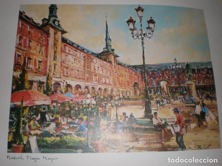Otros objetos de arte: PLAZA MAYOR,LAMINA DE 45 X 36 CMS - Foto 4