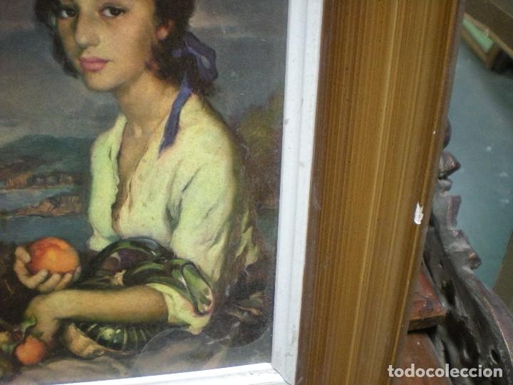 Otros objetos de arte: l&aacute;mina s&iacute;mil lienzo 33.5cm x 28cm - Foto 5