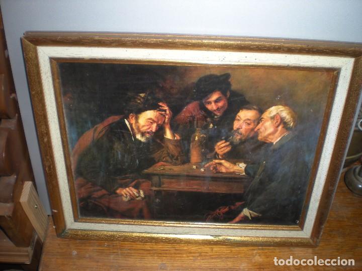 Otros objetos de arte: l&aacute;mina s&iacute;mil lienzo con marco - Foto 1